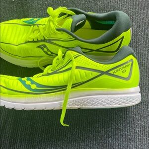 Saucony High-Visibility Yellow Running Sneakers